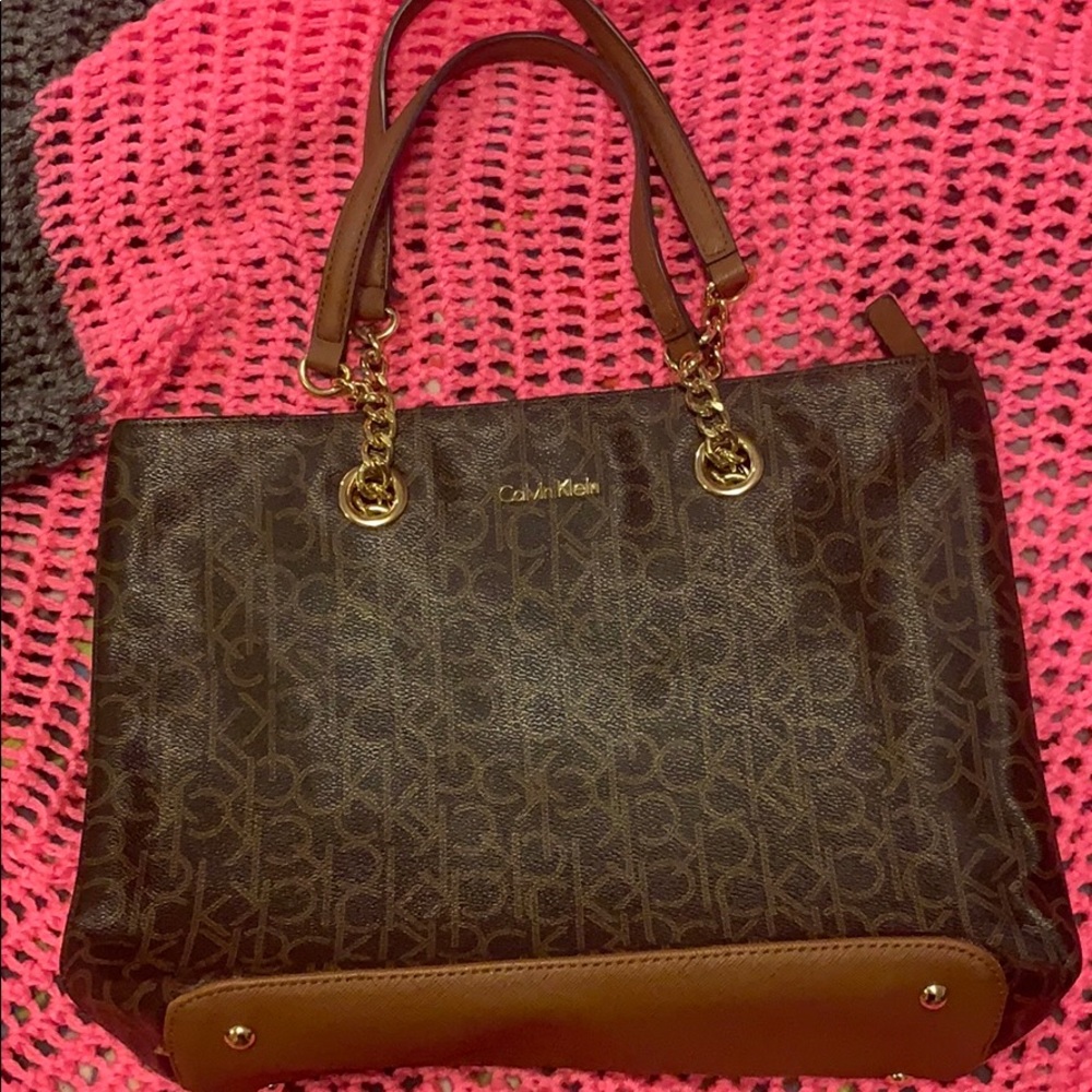 Calvin Klein small shoulder tote bag